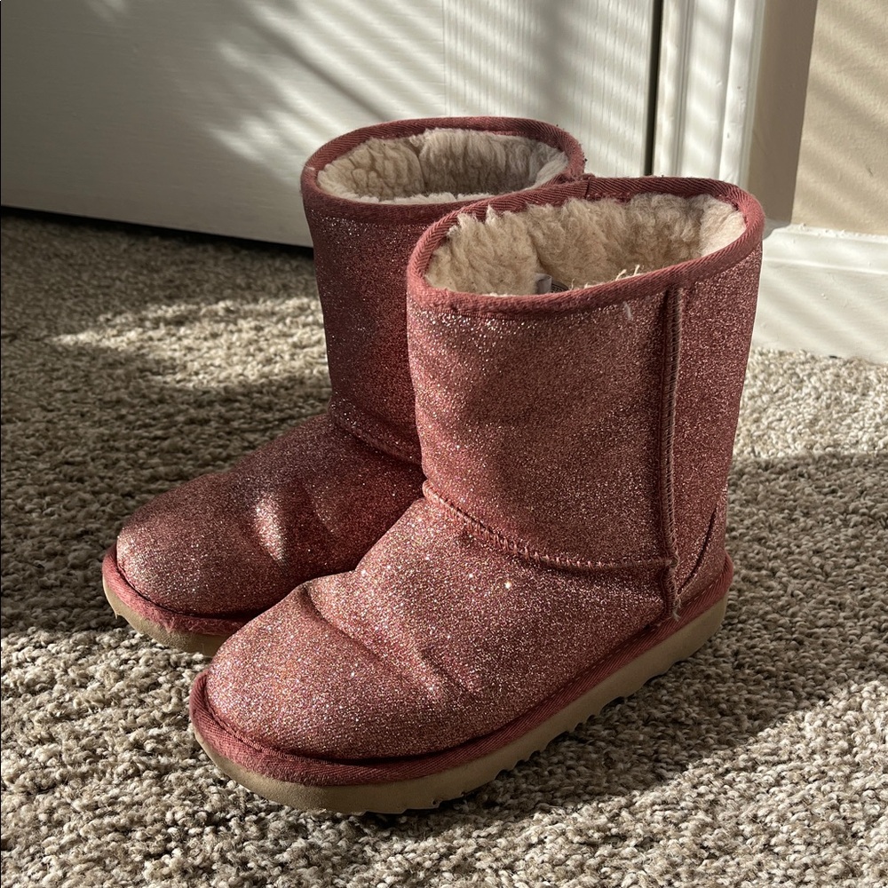 Sparkly Pink Winter Boots Ugg